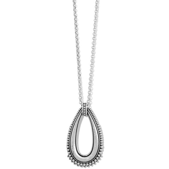 Brighton Telluride Peak Open Teardrop Necklace  JM7210 $88 - Picture 1 of 3
